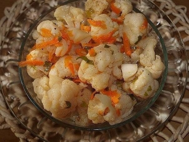 Цветная капуста по-корейски — очень вкусное диетическое блюдо. Если Вы любите корейские салатики так Цветная капуста по-корейски — очень вкусное диетическое блюдо. Если Вы любите корейские салатики так