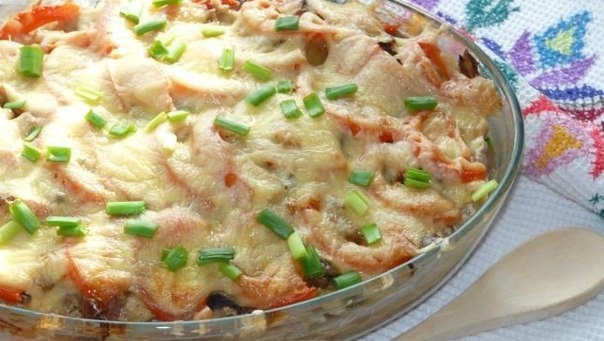 Запечённый картофель со свининой и белыми грибами - получилась, уммм,.. вкуснятина! Запечённый картофель со свининой и белыми грибами - получилась, уммм,.. вкуснятина!