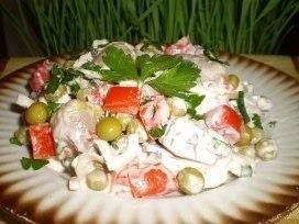 Салат из куриных сердечек — лёгкий и вкусный деликатес Салат из куриных сердечек — лёгкий и вкусный деликатес
