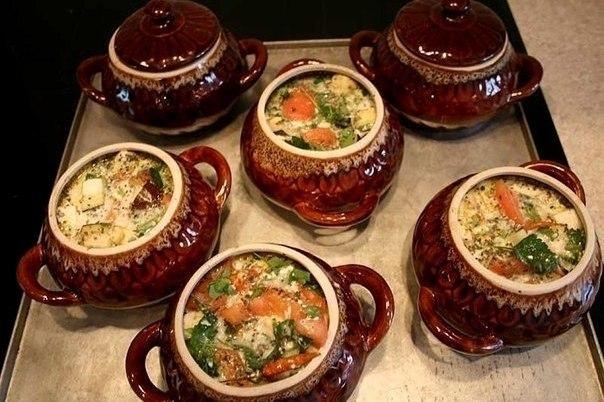 Рецепт: 1.Жаркое из курицы по-русски Рецепт: 1.Жаркое из курицы по-русски