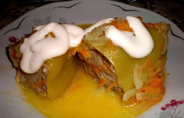 Рецепт: ПЕРЦЫ ФАРШИРОВАННЫЕ. Рецепт: ПЕРЦЫ ФАРШИРОВАННЫЕ.