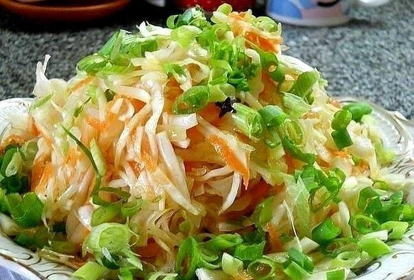 Рецепт: Остренькая капуста быстрого приготовления.~ Рецепт: Остренькая капуста быстрого приготовления.~