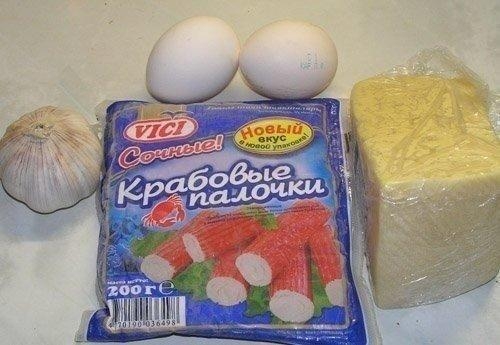 Рецепт: Котлетки из крабовых палочек
