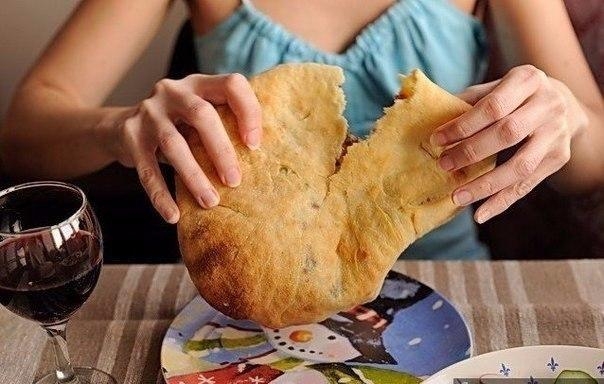 Рецепт: Воздушные сырные лепёшки Рецепт: Воздушные сырные лепёшки