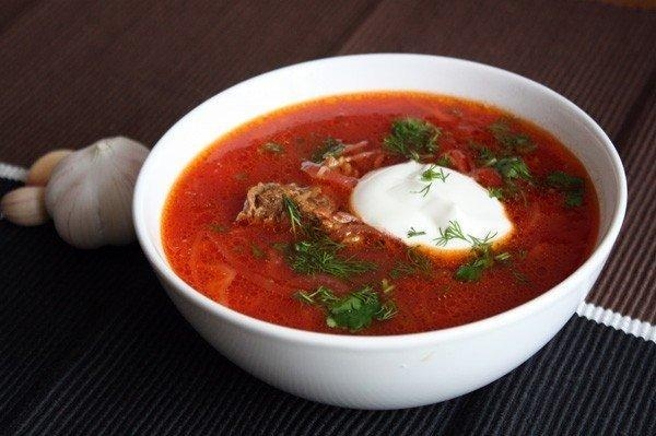 Рецепт: Русский борщ Рецепт: Русский борщ