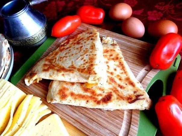 Рецепт: Ёка, армянская закуска из лаваша