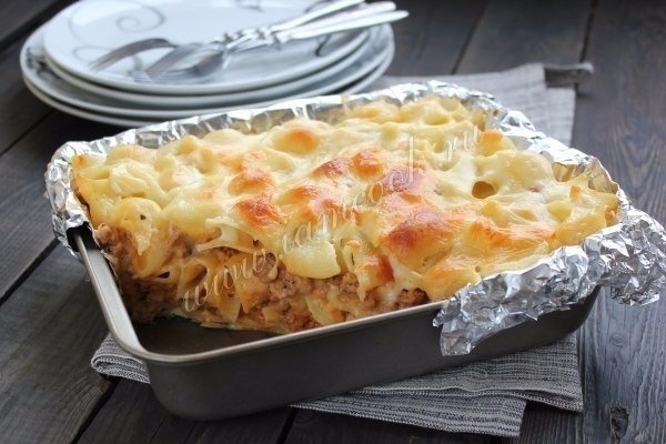 Лазанья из макарон Лазанья из макарон