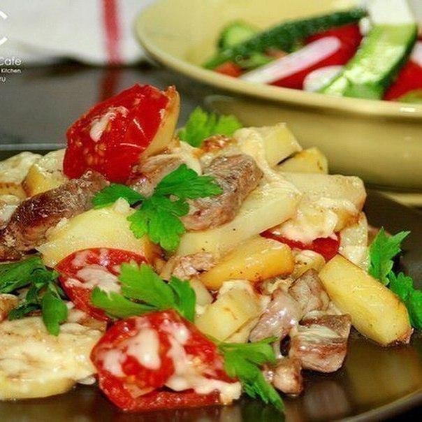 Рецепт: Картофель "по-французски" на сковороде Рецепт: Картофель "по-французски" на сковороде