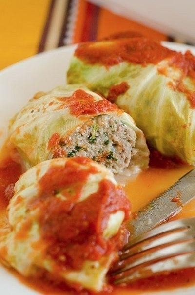 Рецепт: Голубцы с индейкой Рецепт: Голубцы с индейкой