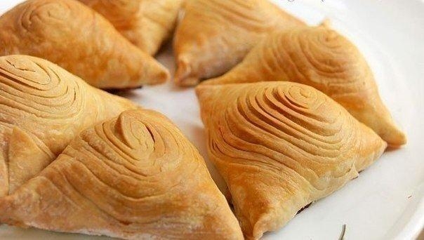 Рецепт: Слоеная самса (настоящая, узбекская) Рецепт: Слоеная самса (настоящая, узбекская)