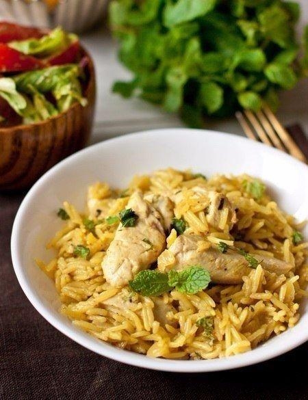 Рецепт: Курица с рисом и карри Рецепт: Курица с рисом и карри
