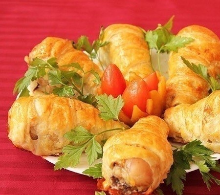 Рецепт: Вкусные куриные ножки в тесте Рецепт: Вкусные куриные ножки в тесте