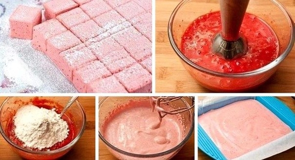 Рецепт: Клубничный "Рахат-лукум" Рецепт: Клубничный "Рахат-лукум"
