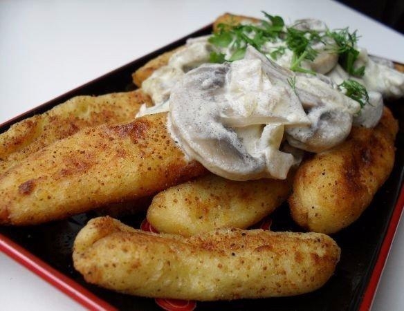 Рецепт: Картофельные палочки с грибами Рецепт: Картофельные палочки с грибами