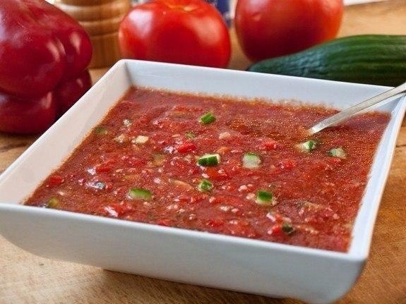 Рецепт: Гаспачо Рецепт: Гаспачо