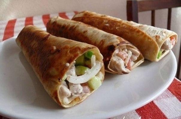 рецепт: Шаурма (ну очень вкусная)