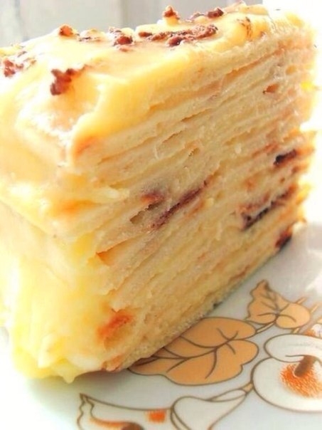 Рецепт: Сказочно вкусный торт с творожным заварным кремом Рецепт: Сказочно вкусный торт с творожным заварным кремом