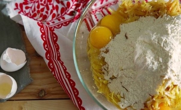 Рецепт: Картофельные блины с фаршем (колдуны) Рецепт: Картофельные блины с фаршем (колдуны)