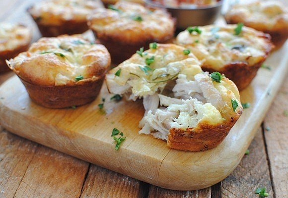 Рецепт: Куриный мафин с сыром Рецепт: Куриный мафин с сыром