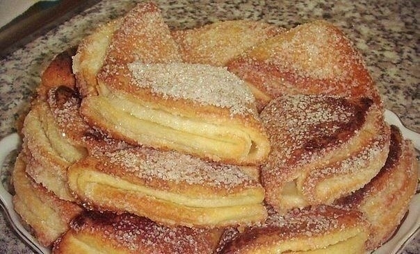 Рецепт: Печенье из творога.