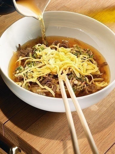 Рецепт: Корейский суп Кукси Рецепт: Корейский суп Кукси
