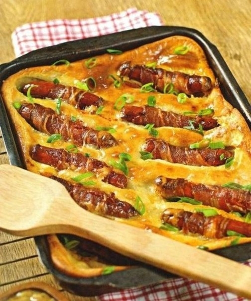 Рецепт: Запеканка из картофеля с сосисками Рецепт: Запеканка из картофеля с сосисками