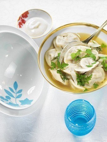 Пельмени с говядиной.