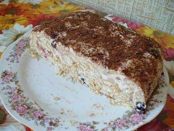 Рецепт: Торт СКОРЫЙ без выпекания