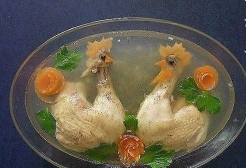 Рецепт: Заливное из курицы. Рецепт: Заливное из курицы.