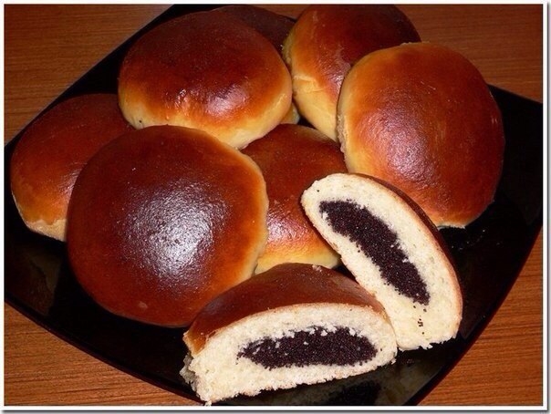Рецепт: Булочки с маком Рецепт: Булочки с маком