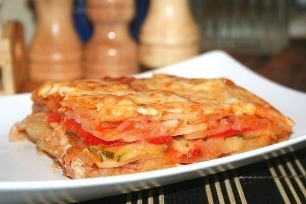 Рецепт: Картофельная запеканка с беконом Рецепт: Картофельная запеканка с беконом