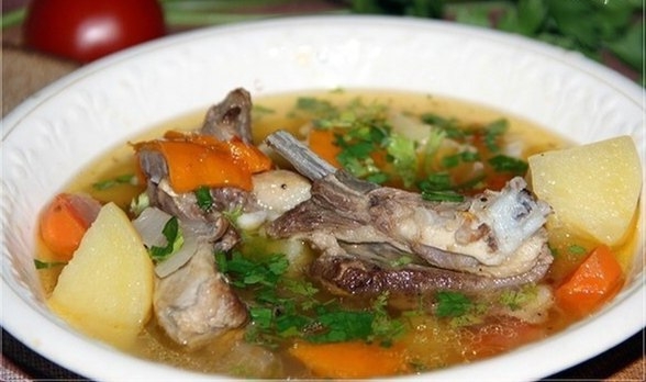 Рецепт: Очень вкусное и ароматное блюдо узбекской кухни! Готовилось в мультиварке.