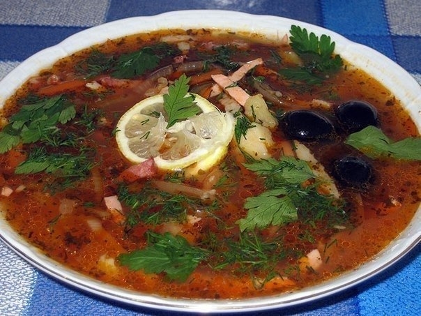 Рецепт: Солянка сборная мясная