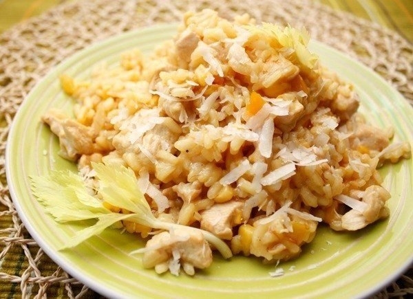 Рецепт: Ризотто с курицей Рецепт: Ризотто с курицей