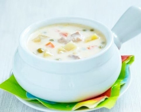 Рецепт: Суп с плавленным сыром и курицей Рецепт: Суп с плавленным сыром и курицей