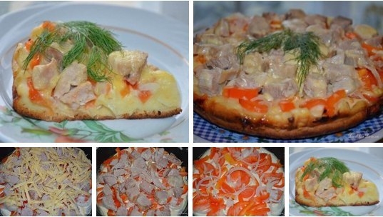 Пицца, жаренная на сковороде — быстрый и вкусный способ побаловать близких. Пицца, жаренная на сковороде — быстрый и вкусный способ побаловать близких.