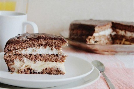 Торт «Три крема» (Tarte «Trois crèmes»). Торт «Три крема» (Tarte «Trois crèmes»).