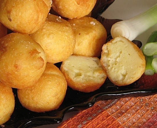 Шарики жареные картофельные. Шарики жареные картофельные.