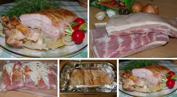 Грудинка "Лукочесночная". Грудинка "Лукочесночная".
