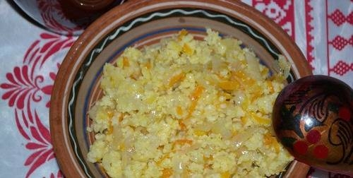 Пшенная каша с капустой. Пшенная каша с капустой.