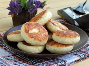 Сырники без яиц с бананом