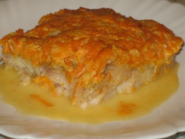 Рыба запечённая с морковью! Рыба запечённая с морковью!