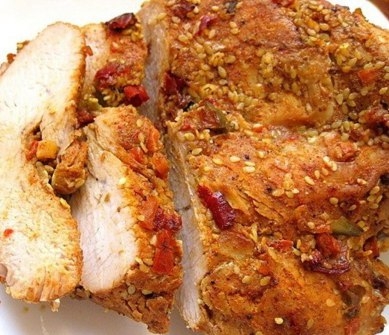 Пастрома из грудки индейки( подходит и для кур.грудки) Пастрома из грудки индейки( подходит и для кур.грудки)