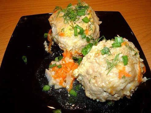 Тефтели мясные с рисом Тефтели мясные с рисом