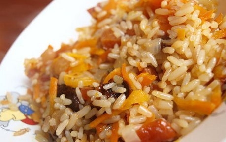 Плов с сухофруктами (в пароварке) Плов с сухофруктами (в пароварке)