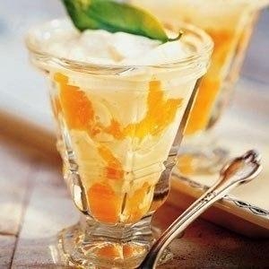 Десерт из мандарина и белого шоколада Десерт из мандарина и белого шоколада