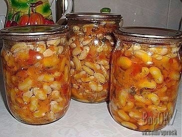 Салат из фасоли на зиму Салат из фасоли на зиму