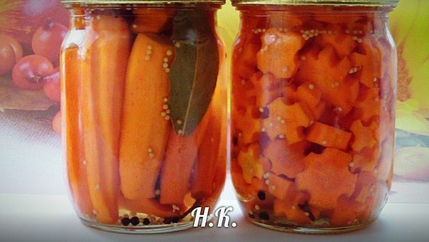 Маринованная закусочная морковка Маринованная закусочная морковка