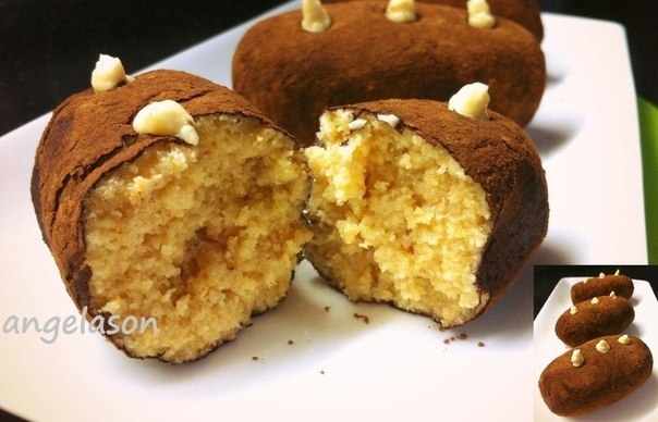 Самое вкусное пирожное КАРТОШКА из бисквита Самое вкусное пирожное КАРТОШКА из бисквита