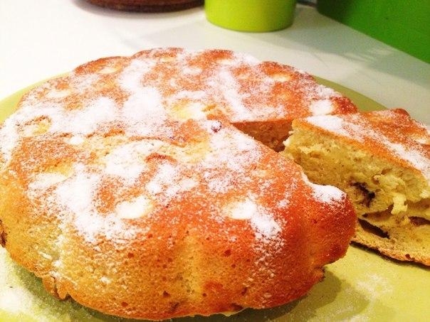 Пирог с творогом и грушей Пирог с творогом и грушей